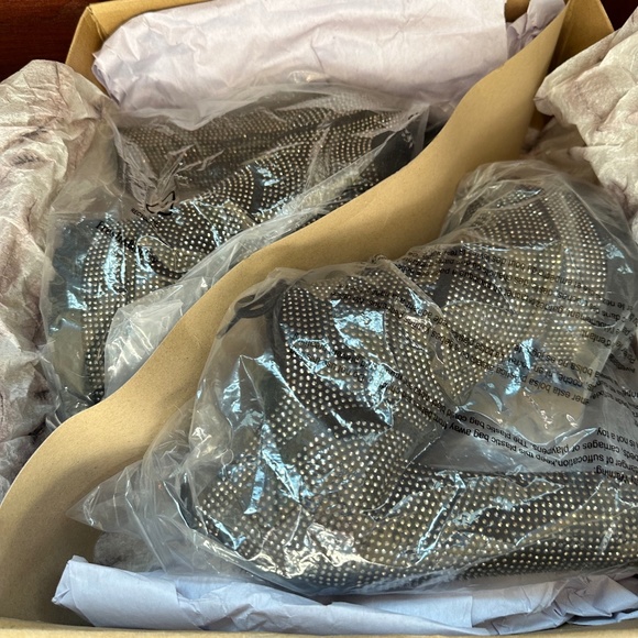 NIB Jessica Simpson Black Imina Platform RhinestonesLadies Booties size 7.5M/38 - Picture 7 of 7